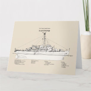 USCGC Eastwind wagb-279 - SBD Thank You Card