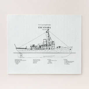 USCGC Escanaba wpc-77 - BD Jigsaw Puzzle