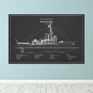 USCGC Escanaba wpc-77 – PD Canvas Print
