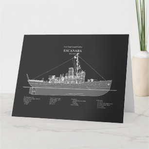 USCGC Escanaba wpc-77 – PD Thank You Card