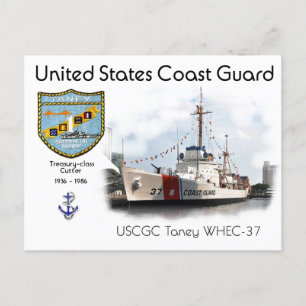 USCGC Taney WHEC-37 High Endurance Cutter Postcard