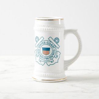 USCGshield, C.G. STA.CAPE DISAPPOINTMENT MORAL ... Beer Stein