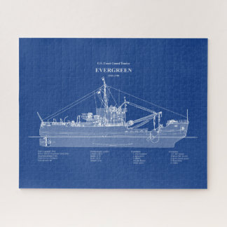 USCGT Evergreen wlb-295 - ABD Jigsaw Puzzle