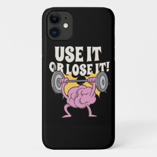 Use and train your brain iPhone 11 case