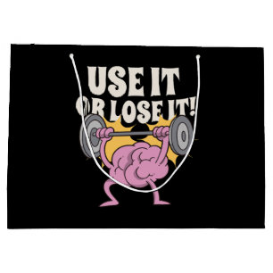 Use and train your brain large gift bag