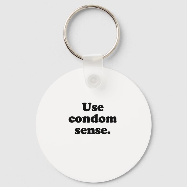 USE CONDOM SENSE KEYCHAIN (Front)
