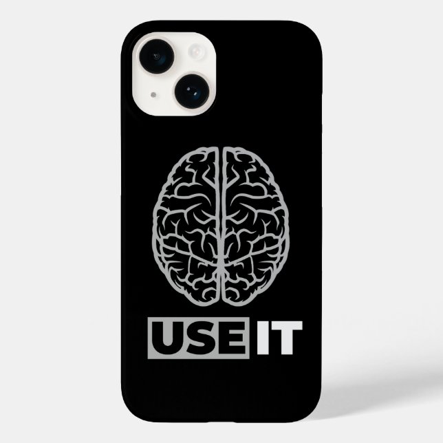 Use It - Brain Design Case-Mate iPhone Case (Back)