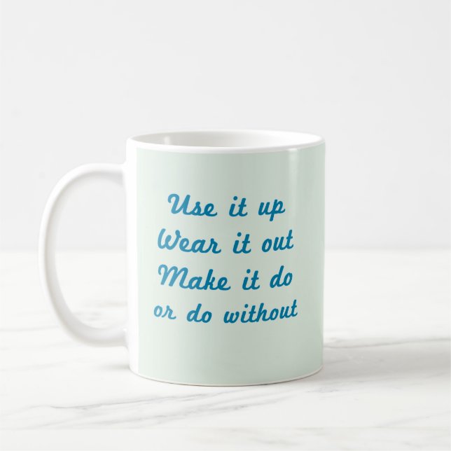 Use It Up Coffee Mug (Left)