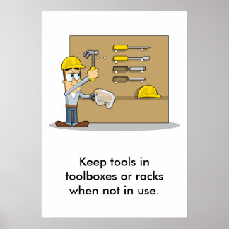 Use of Hand Tools 002 Poster