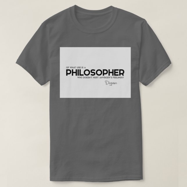 use of philosopher diogenes T-Shirt (Design Front)