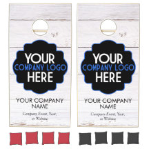 Use Own Business Logo Wood Company Event Party