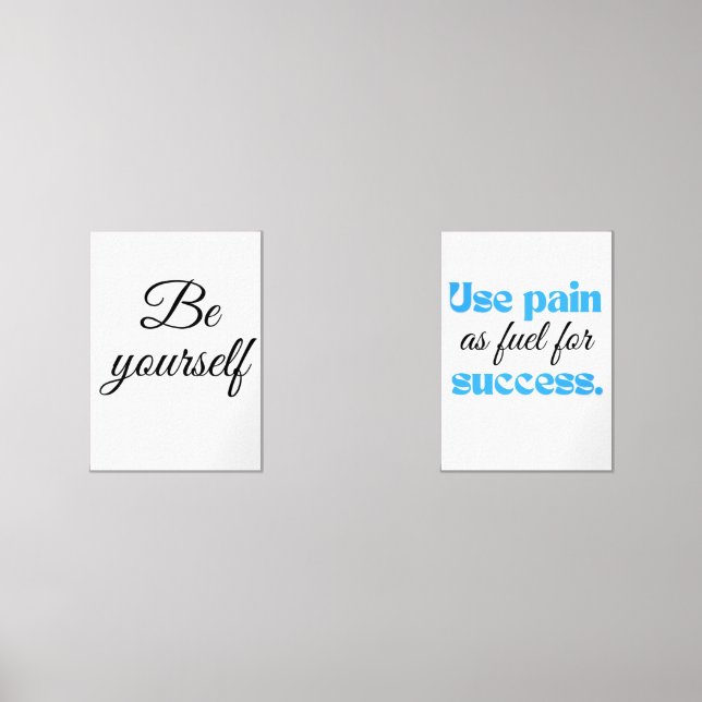 Use pain as fuel for success.  (Front)
