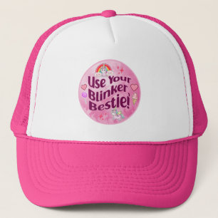 Use Your Blinker, Bestie! BFF Best Friends Heart Trucker Hat