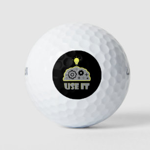 Use your brain golf balls