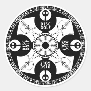 Use Your Head Classic Round Sticker