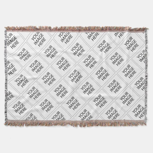 Use Your Image or Logo Throw Blanket (Front)