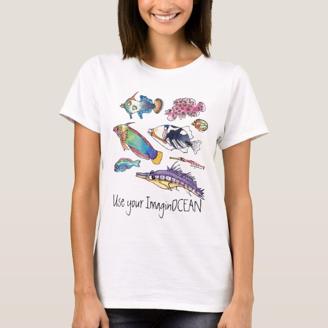 Use your ImaginOCEAN Fish T-Shirt (Front)