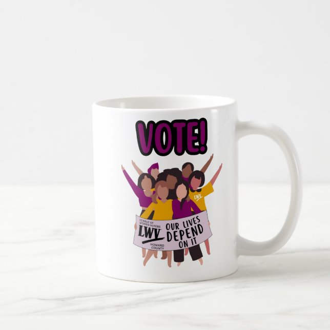 Use Your Vote Mug, 11 oz Coffee Mug (Right)