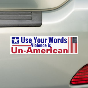 Use Your Words Bumper Sticker