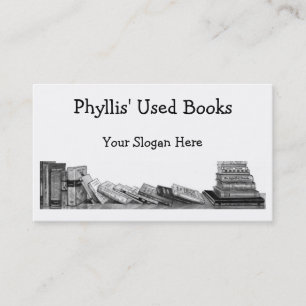 USED BOOKS: PENCIL ART: BUSINESS CARD