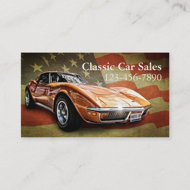 Used Car Dealer Business Card (Front)