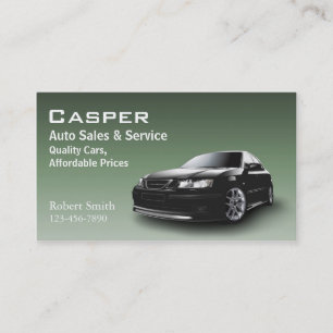 Used Car Dealer Business Card