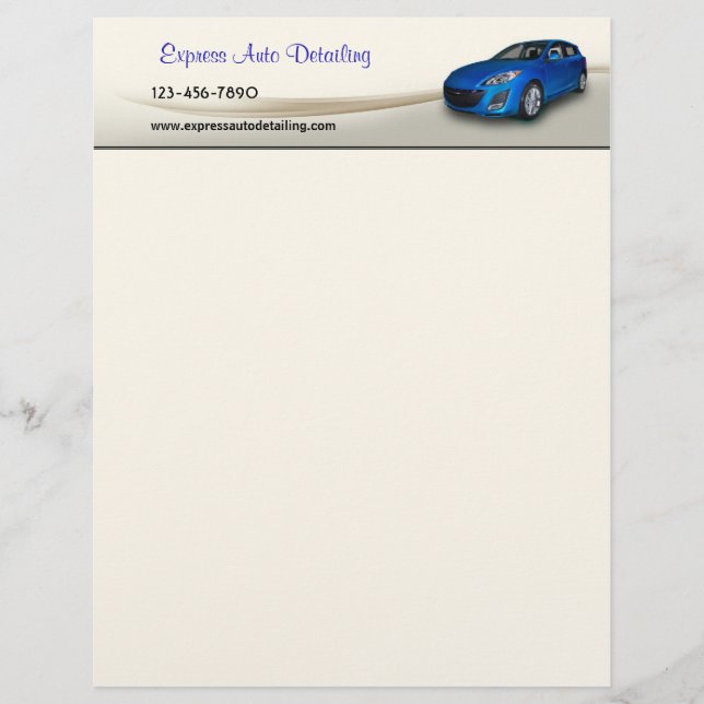 Used Car Dealer Letterhead (Front)