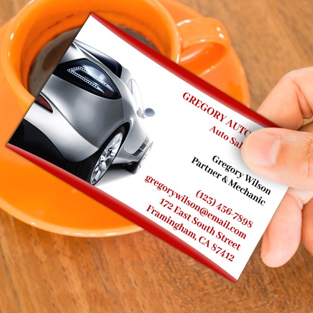 Used Car Sales Business Card Template (Creator Uploaded)