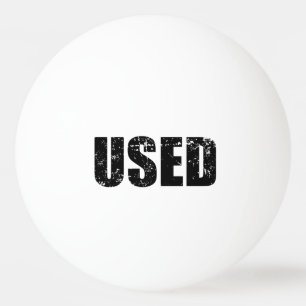 USED PING PONG BALL