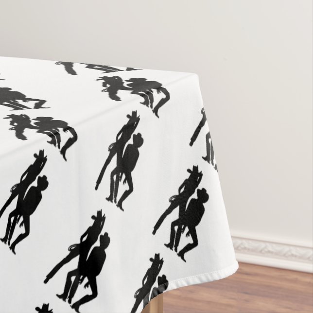 Used to Be a Line Dance Tablecloth (In Situ)