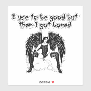  Used to be good bad Angel Original Art 