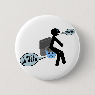 Used Toilet 2 Inch Round Button
