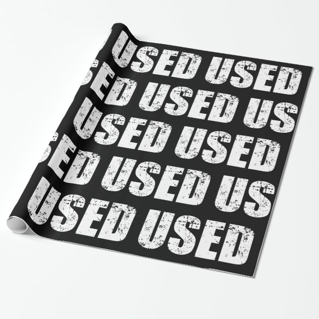 USED WRAPPING PAPER (Unrolled)