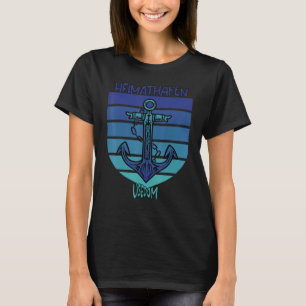 Usedom Heimathafen Anchor Nautics Souvenir Baltic  T-Shirt