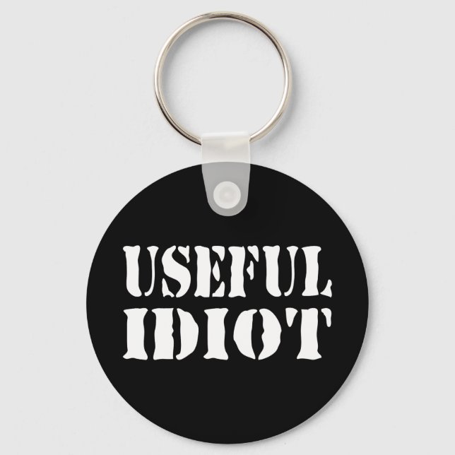 USEFUL IDIOT KEYCHAIN (Front)