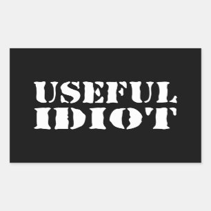 USEFUL IDIOT STICKER