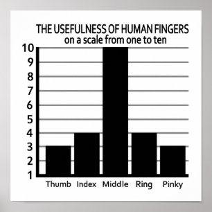 Usefulness of Fingers custom poster