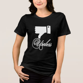 Useless Script Art Tri-Blend Shirt