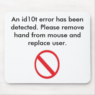 User Error Mousepad