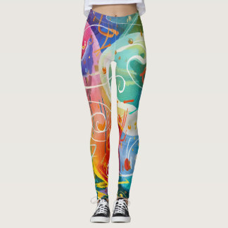 User Women's Colourful Leggings art