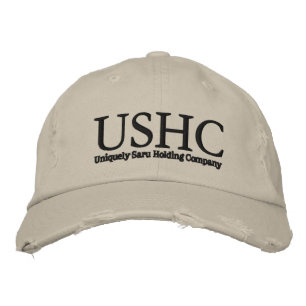USHC Embroidered Hat, Alternative Apparel Basic Ad Embroidered Hat