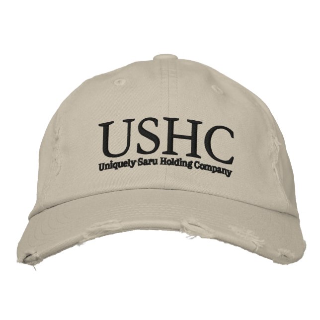 USHC Embroidered Hat, Alternative Apparel Basic Ad Hat (Front)