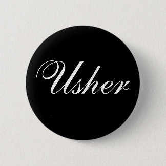 Usher 2 Inch Round Button