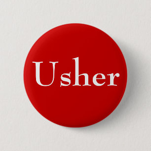 Usher 2 Inch Round Button