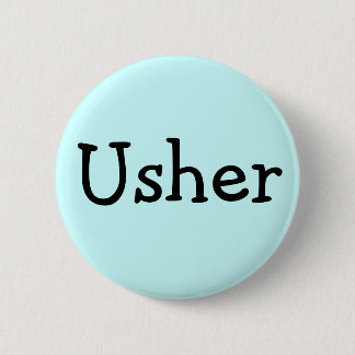 Usher 2 Inch Round Button