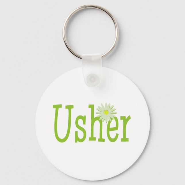 Usher/ Daisy theme Keychain (Front)