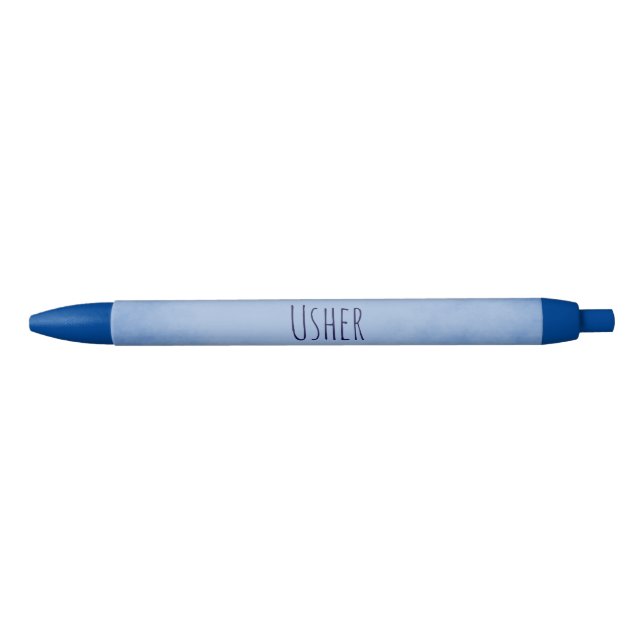 Usher Excellence Black Ink Pen (Front)