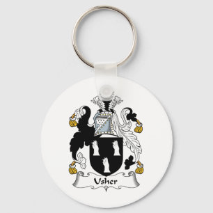 Usher Family Crest Keychain