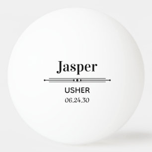 Usher Personalized Ping Pong Ball