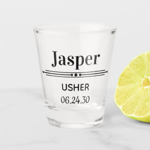 Usher Personalized Shot Glass